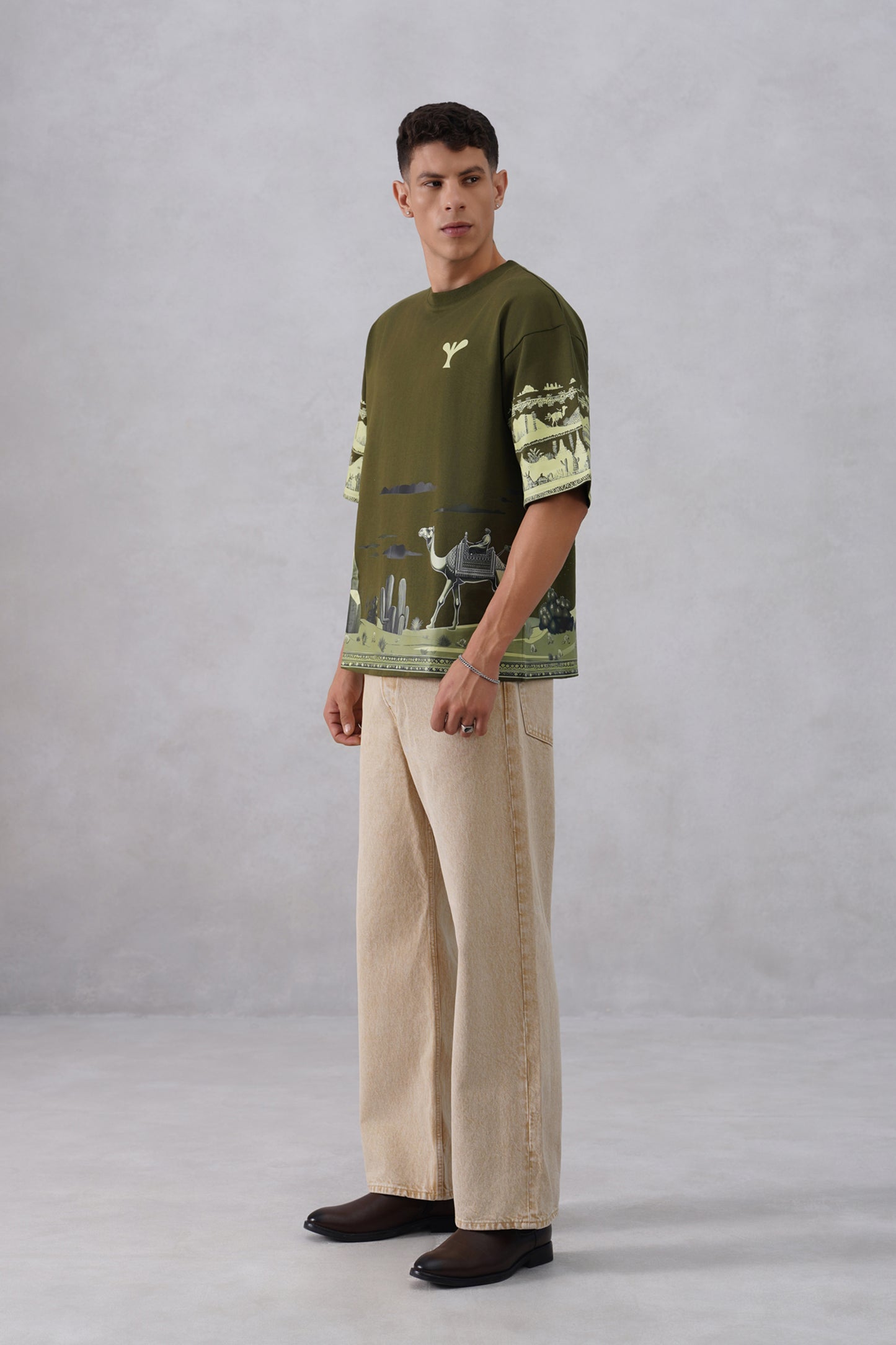 Mirage in Green | Mirage in Orange (Camel orange,olive green)