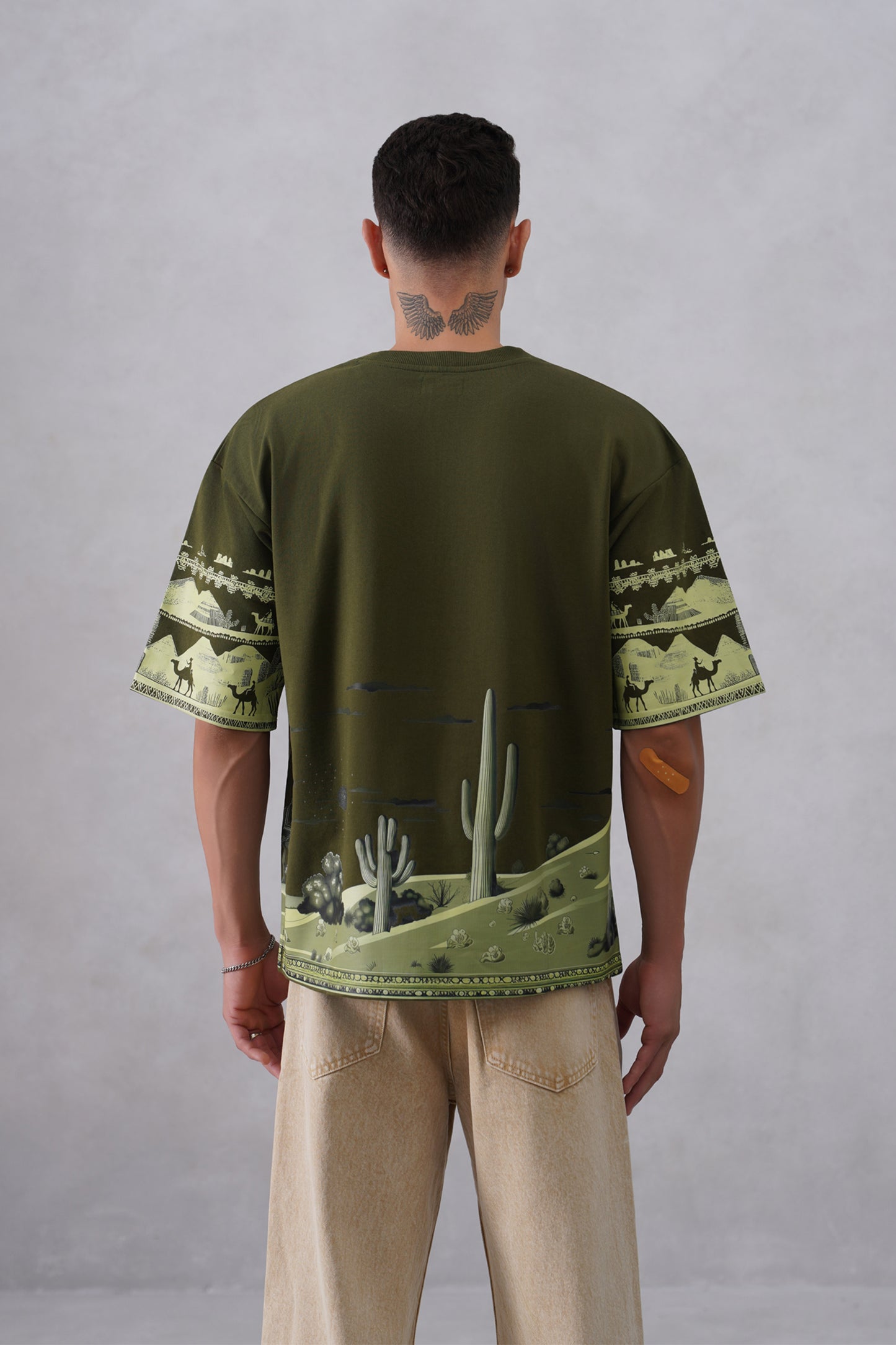 Mirage in Green | Mirage in Orange (Camel orange,olive green)