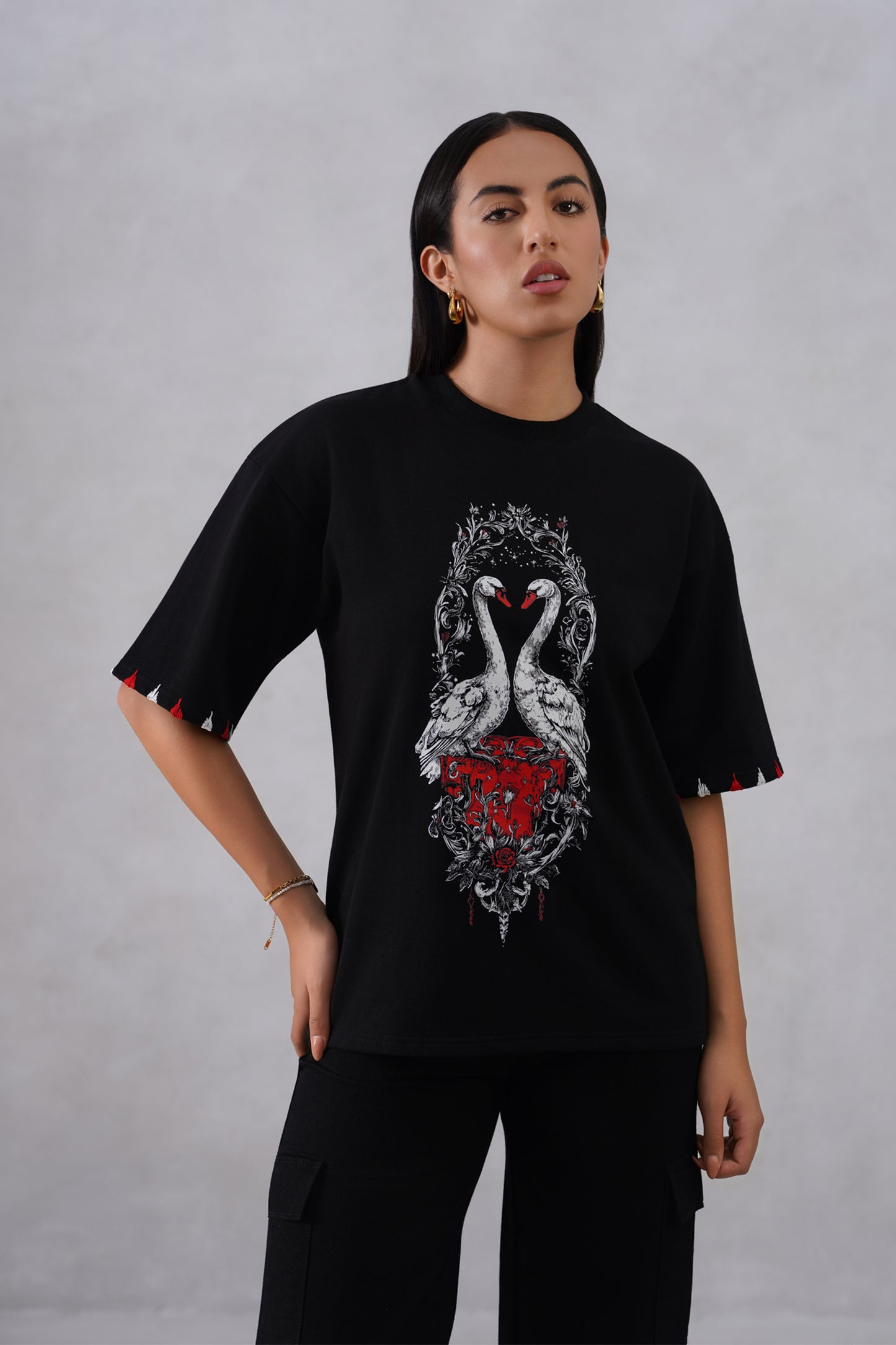 Black Swan (Swan Half Sleeves)