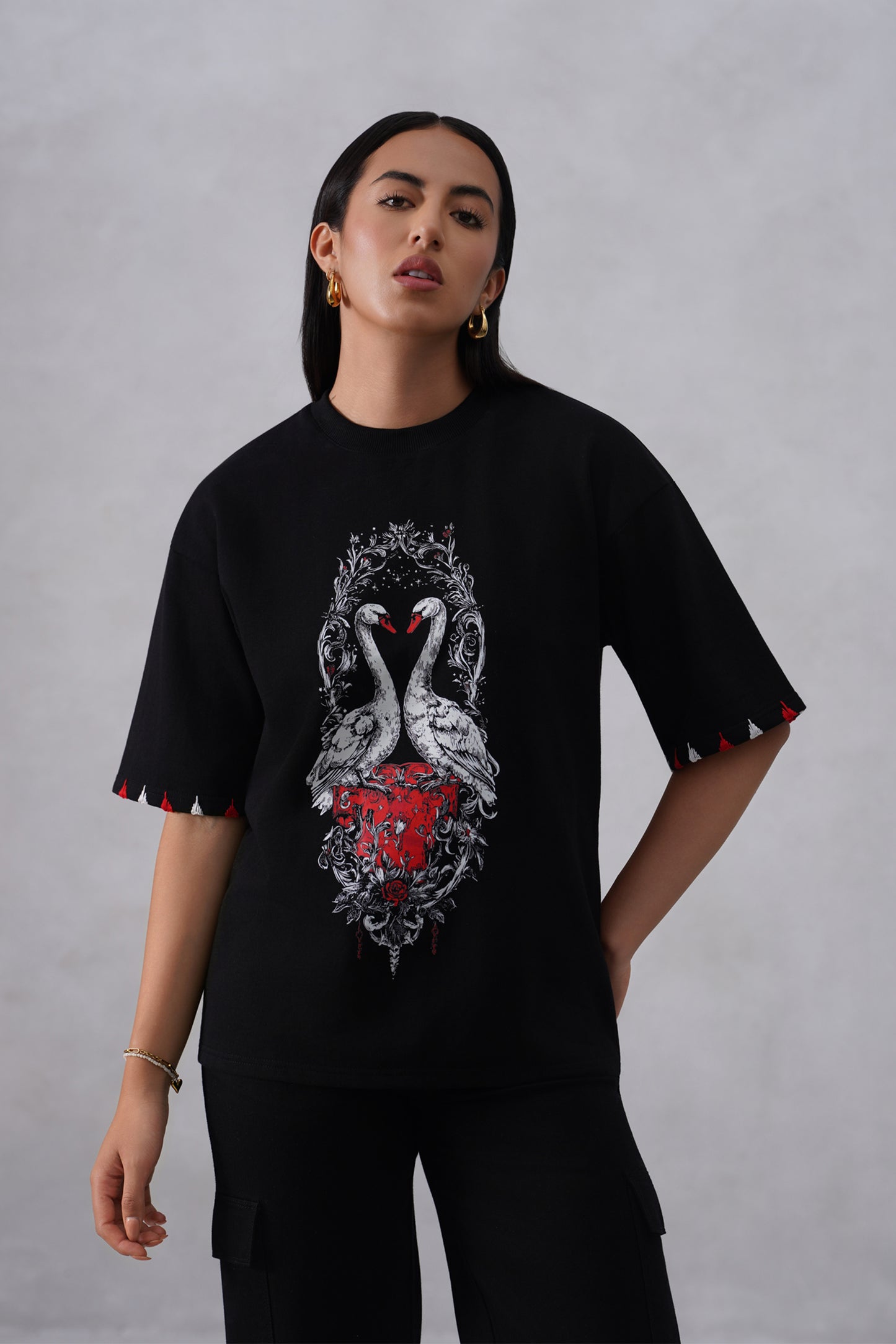 Black Swan (Swan Half Sleeves)