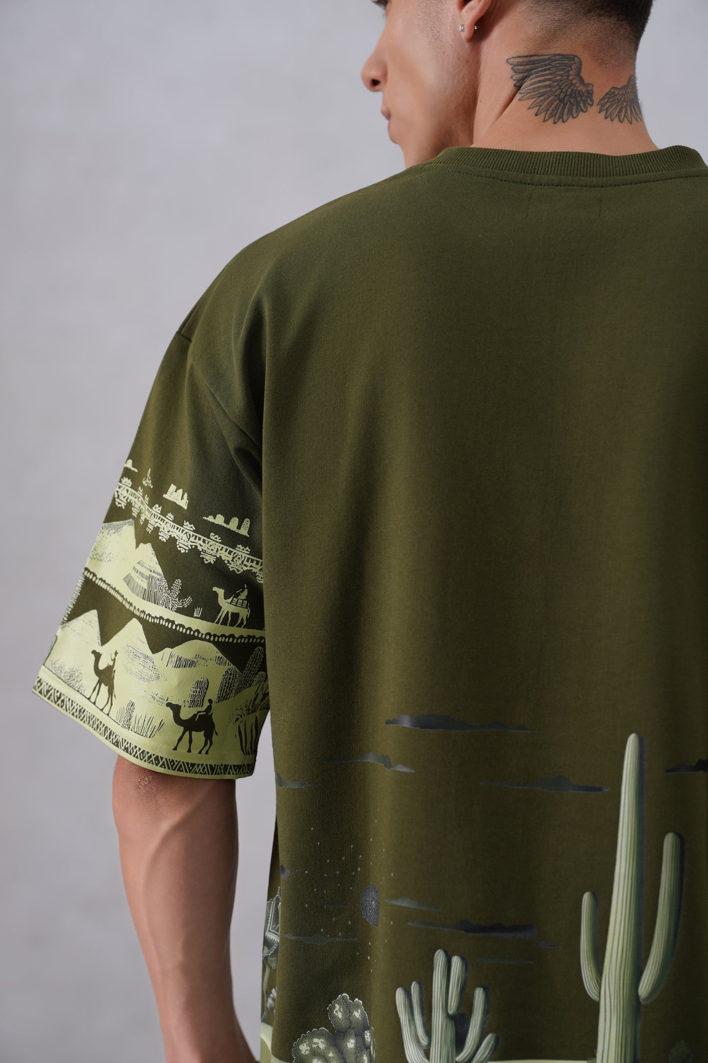 Mirage in Green | Mirage in Orange (Camel orange,olive green)