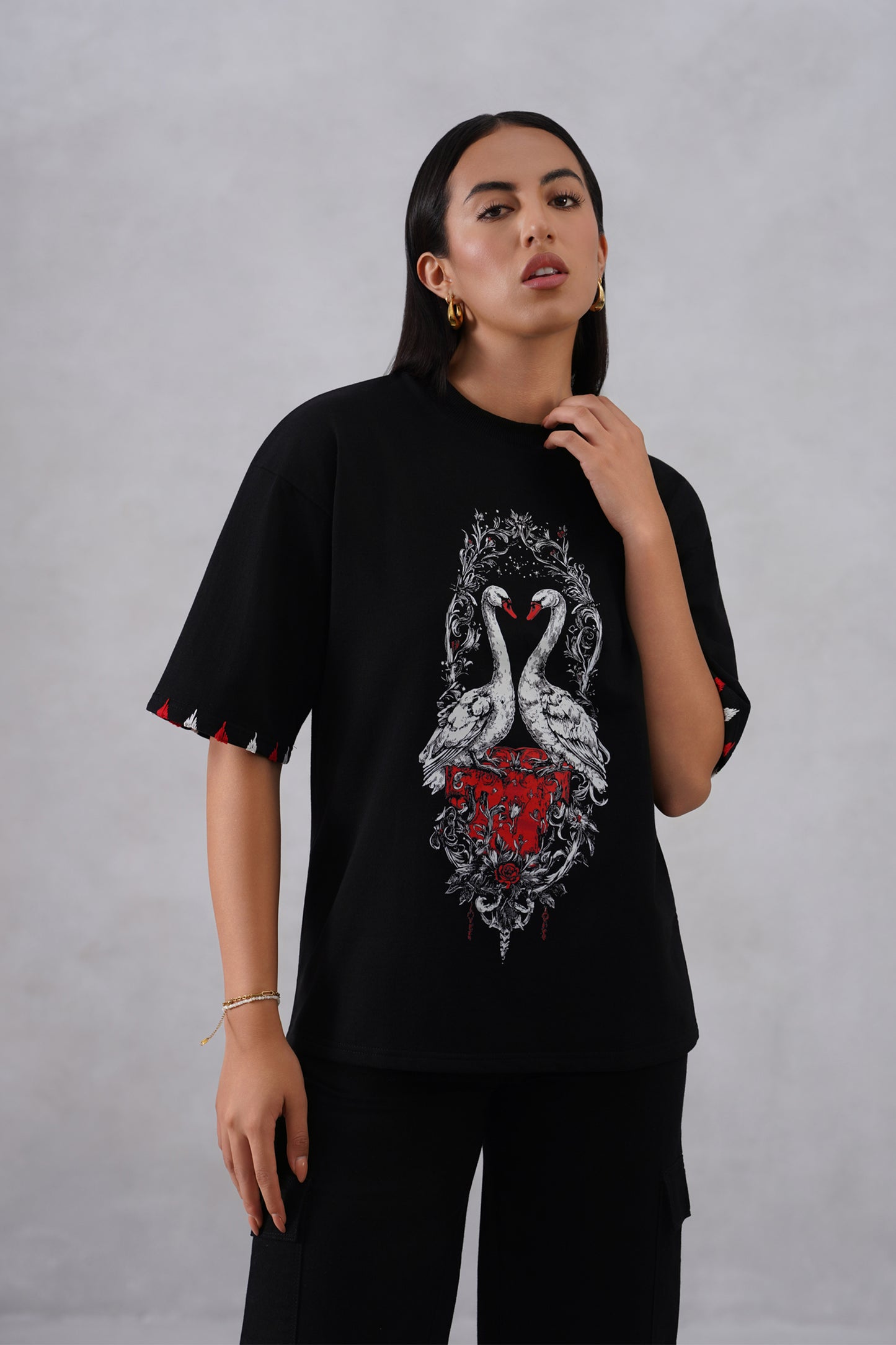 Black Swan (Swan Half Sleeves)
