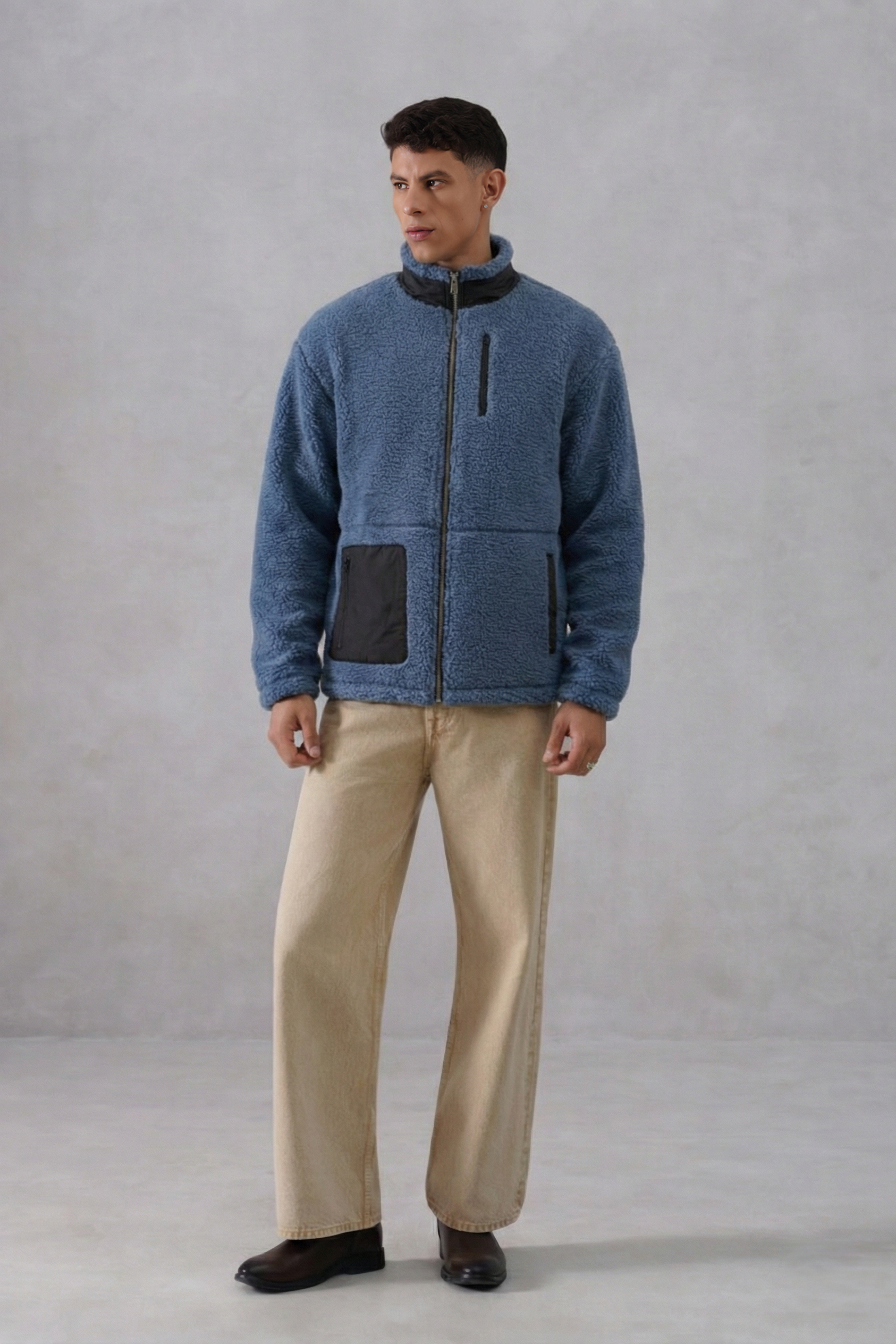 Core Sherpa Jackets - Blue